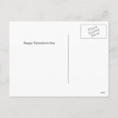 ミルクとクッキーのバレンタインデーのはがき シーズンポストカード (裏面)