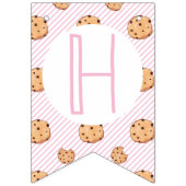 ミルクとクッキーのピンク誕生日 バンティングフラッグ (第2の旗)