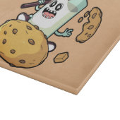 ミルクとクッキーの対決 カッティングボード (角)