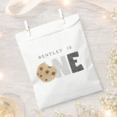 ミルクとクッキーの最初の誕生日の好意 フェイバーバッグ (クリップ留めされた状態)