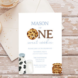 ミルクとクッキーの最初の誕生日パーティーへの招待 招待状
