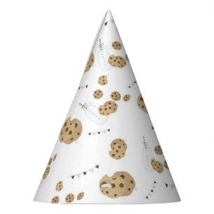 ミルクとクッキーの最初の誕生日パーティー帽子 パーティーハット