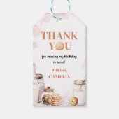 ミルクとクッキーの最初の誕生日パーティー ギフトタグ (正面)