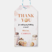 ミルクとクッキーの最初の誕生日パーティー ギフトタグ (裏面)