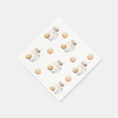 ミルクとクッキーの最初の誕生日パーティー スタンダードカクテルナプキン (角)