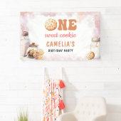 ミルクとクッキーの最初の誕生日パーティー 横断幕 (インサイチュ)