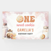 ミルクとクッキーの最初の誕生日パーティー 横断幕 (横)