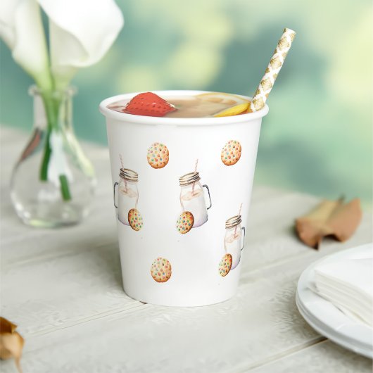 ミルクとクッキーの最初の誕生日パーティー 紙コップ