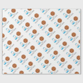 ミルクとクッキーの最高の友達BFFフレンドシップアート ラッピングペーパー (フラット)