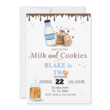 ミルクとクッキーの誕生日パーティーへの誘い