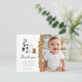 ミルクとクッキーの誕生日感謝していパーティー ポストカード (スタンド正面)