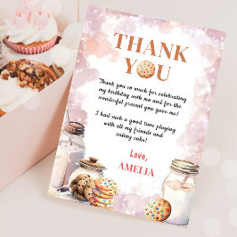 ミルクとクッキーの誕生日 サンキューカード