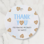 ミルクとクッキーの青い最初の誕生日パーティー フェイバータグ (正面)