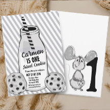 ミルクとクッキーマウスの最初の誕生日