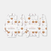 ミルクとクッキー女の子の誕生日パーティーのお願いボックス フェイバーボックス (折り畳みなし)