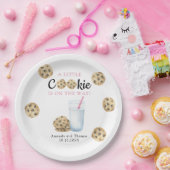 ミルクとクッキー女の子の赤ちゃんシャワー ペーパープレート (パーティー)