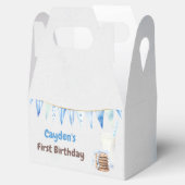 ミルクとクッキー少年の最初の誕生日パーティー フェイバーボックス (オープン)