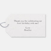 ミルクとクッキー最初の誕生日ギフトラベル ギフトタグ (裏面横)