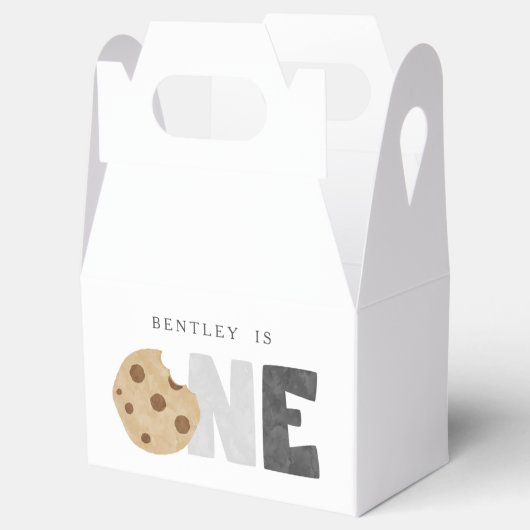 ミルクとクッキー最初の誕生日優先ボックス フェイバーボックス (オープン)