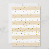 ミルクとクッキー最初の誕生日招待状 招待状 (裏面)