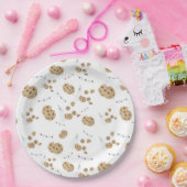 ミルクとクッキー最初の誕生日紙プレート ペーパープレート (パーティー)