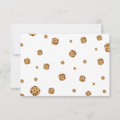 ミルクとクッキー誕生日の写真サンキューカード サンキューカード (裏面)