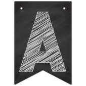 ミルクとクッキー誕生日パーティバナー | チョコレート バンティングフラッグ (第3の旗)