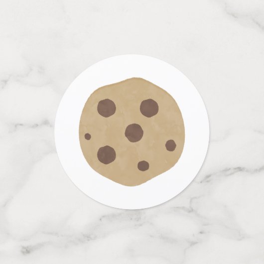 ミルクとクッキー誕生日パーティーデコール コンフェッティ (スモール正面)