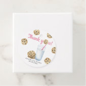 ミルクとクッキー赤ちゃんシャワーありがとう フェイバータグ (インサイチュ)