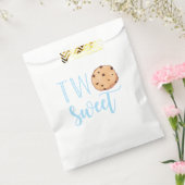 ミルクとクッキー青2nd誕生日2甘い フェイバーバッグ (封をした状態)