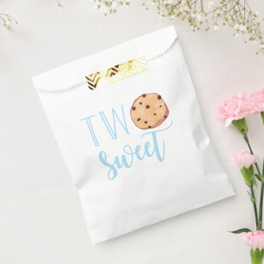 ミルクとクッキー青2nd誕生日2甘い フェイバーバッグ (封をした状態)