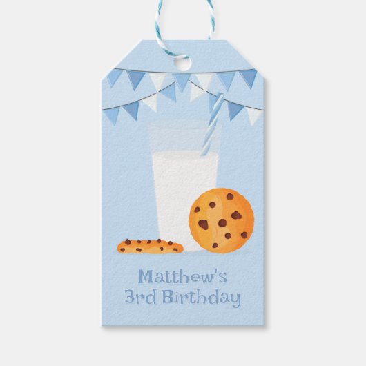 ミルクとクッキー ギフトタグ (正面)