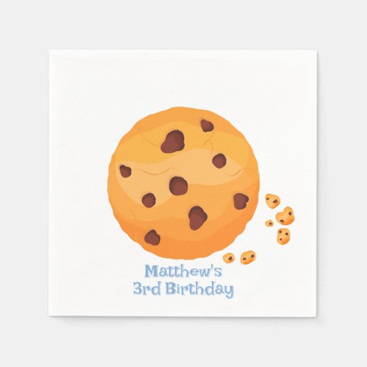 ミルクとクッキー スタンダードカクテルナプキン (正面)