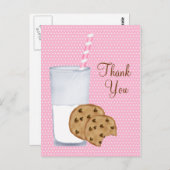 ミルクとクッキー ポストカード (正面/裏面)