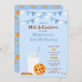 ミルクとクッキー 招待状 (正面/裏面)