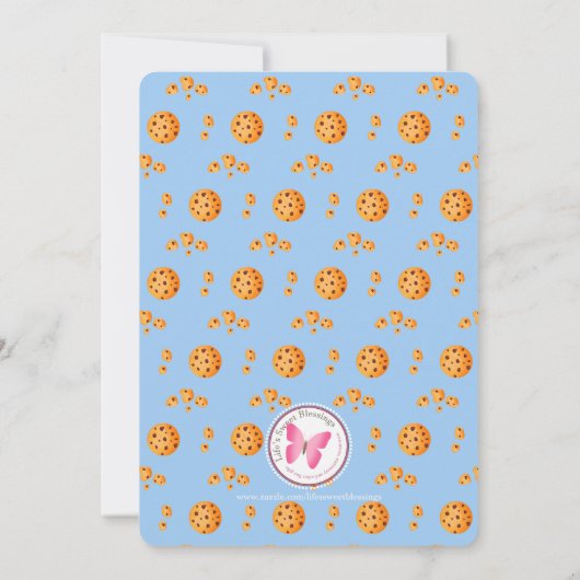 ミルクとクッキー 招待状 (裏面)