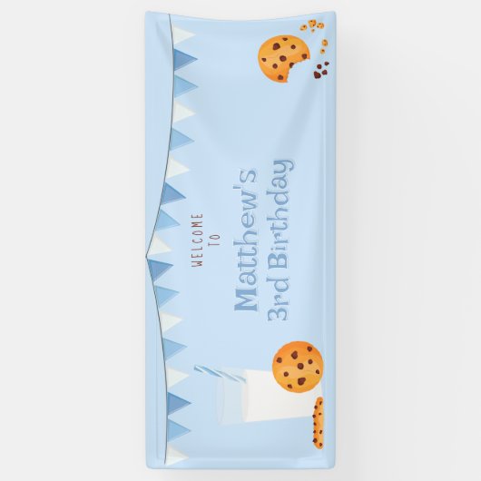 ミルクとクッキー 横断幕 (縦)