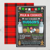 ミルクとコokiesのクリスマス招待状 招待状 (正面/裏面)