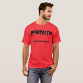 ミルクとハチミツの街、エルサレム少年 Tシャツ (正面フル)