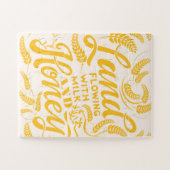 ミルクと蜂蜜が流れる土地 ジグソーパズル (横)