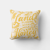 ミルクと蜂蜜の流れる土地の枕 クッション (正面)
