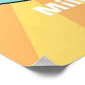 ミルクと骨のかわいい漫画 ポスター (角)