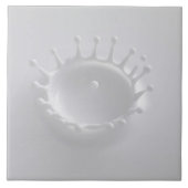 ミルクのしぶき タイル (正面)