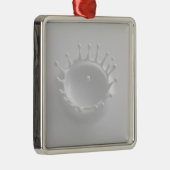 ミルクのしぶき メタルオーナメント (右)