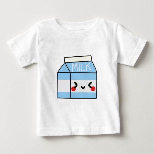 ミルクのカートン ベビーTシャツ (正面)