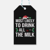 ミルクのクリスマスマッチを全部飲む可能性が高い ギフトタグ (裏面)