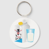 ミルクのグラス キーホルダー (裏面)