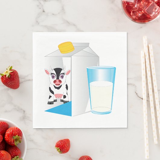 ミルクのグラス スタンダードランチョンナプキン