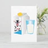 ミルクのグラス 招待状 (スタンド正面)