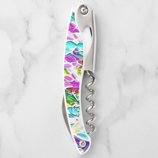 ミルクのシチューに浮かぶ非常に色の抽象芸術の形 ソムリエナイフ (裏面)